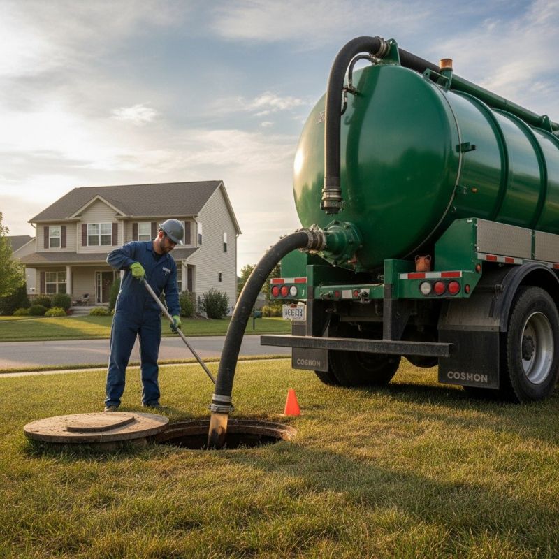 Local Septic Tank Pumping pros at work